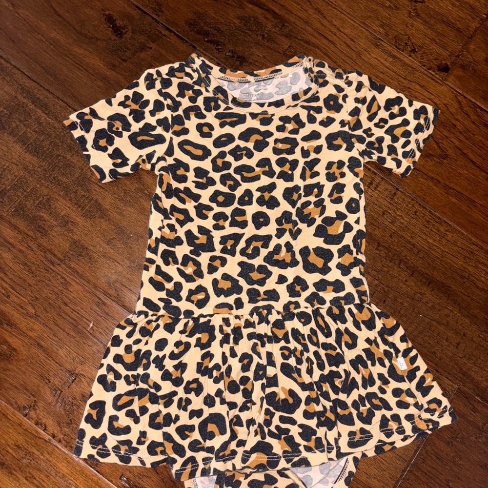 Posh Peanut Leopard Print Dress 18-24M